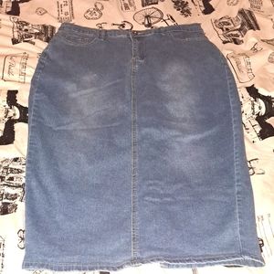 Jean skirt size 0XL